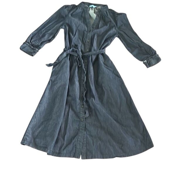 Draper, James denim tie waist dress size 2 - Picture 1 of 3